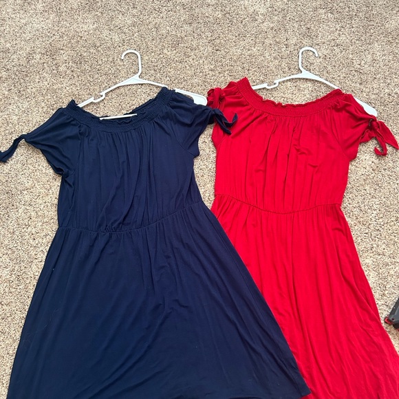 Maurices Dresses & Skirts - 2 sets of Maurice’s dresses blue & red excellent condition